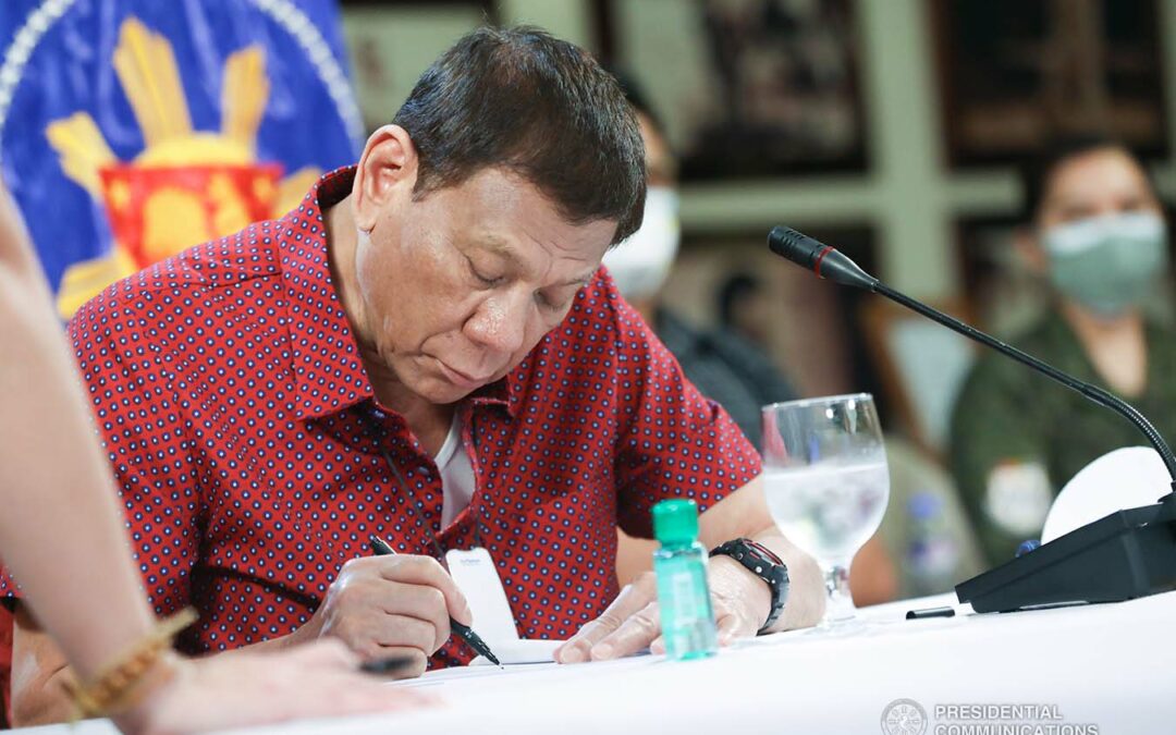 Duterte extends PH state of calamity for a year due to coronavirus