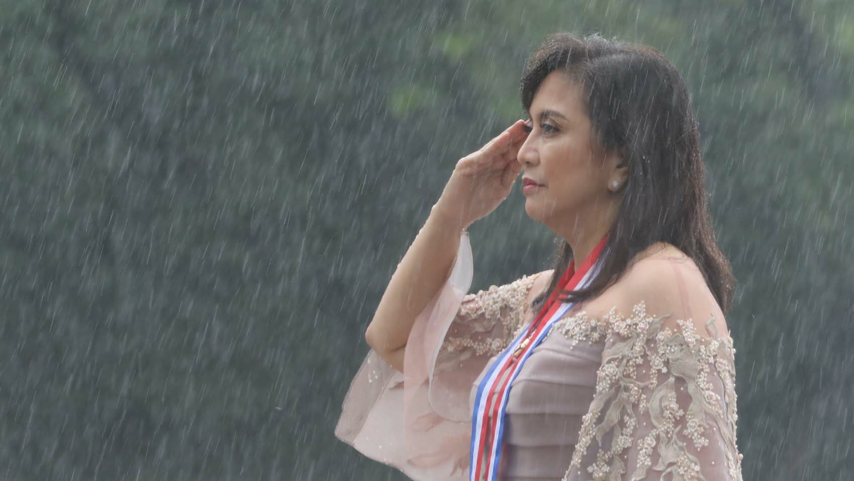 Vice President Leni Robredo at the 120th Independence Day celebration at the Luneta on Tuesday in 2018. Photo Avito Dalan/PNA