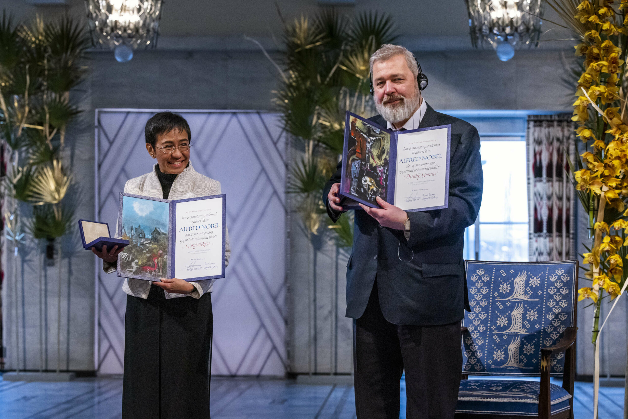 Ressa hits at impunity, big tech in historic Nobel Peace Prize acceptance speech