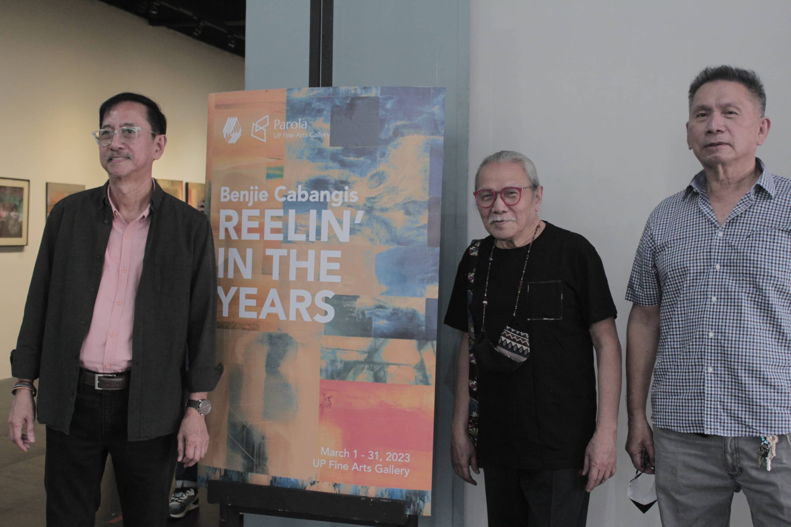 The University of the Philippines College of Fine Arts Gallery (Parola) opened a solo exhibition in honor of Professor Emeritus Benjie Cabangis. Photo: Rex Espiritu/DZUP