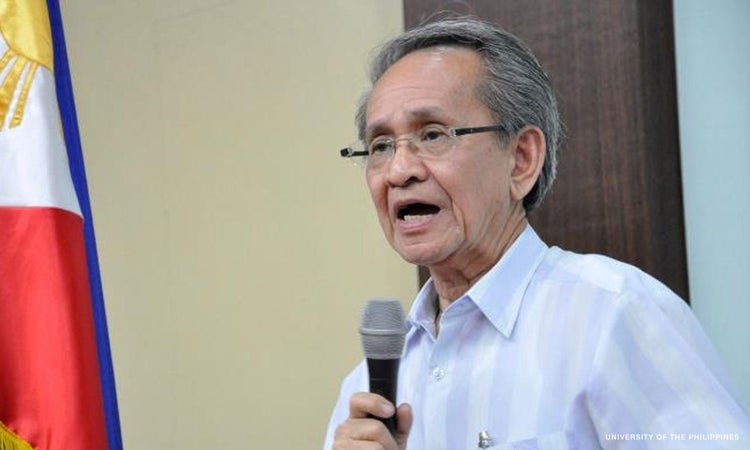 The University of the Philippines College of Mass Communication mourned the passing of its late former Dean Luis Teodoro. Photo: UP MPRO