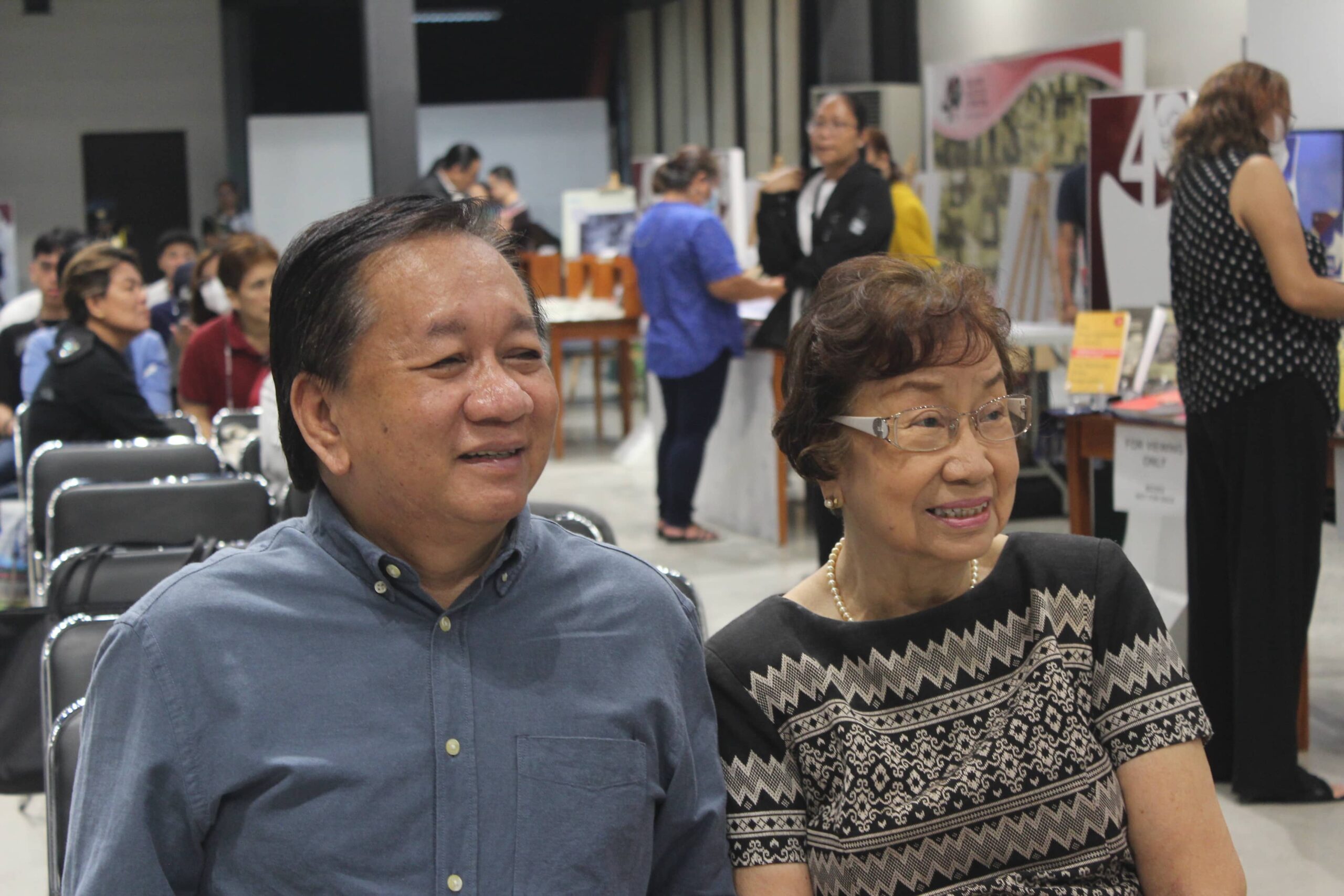 Former University of the Philippines (UP) College of Arts and Letters (CAL) Dean Josefina Agravante shared her reflection on UP CAL's 40 years as a college. Photo: Rex Espiritu/DZUP