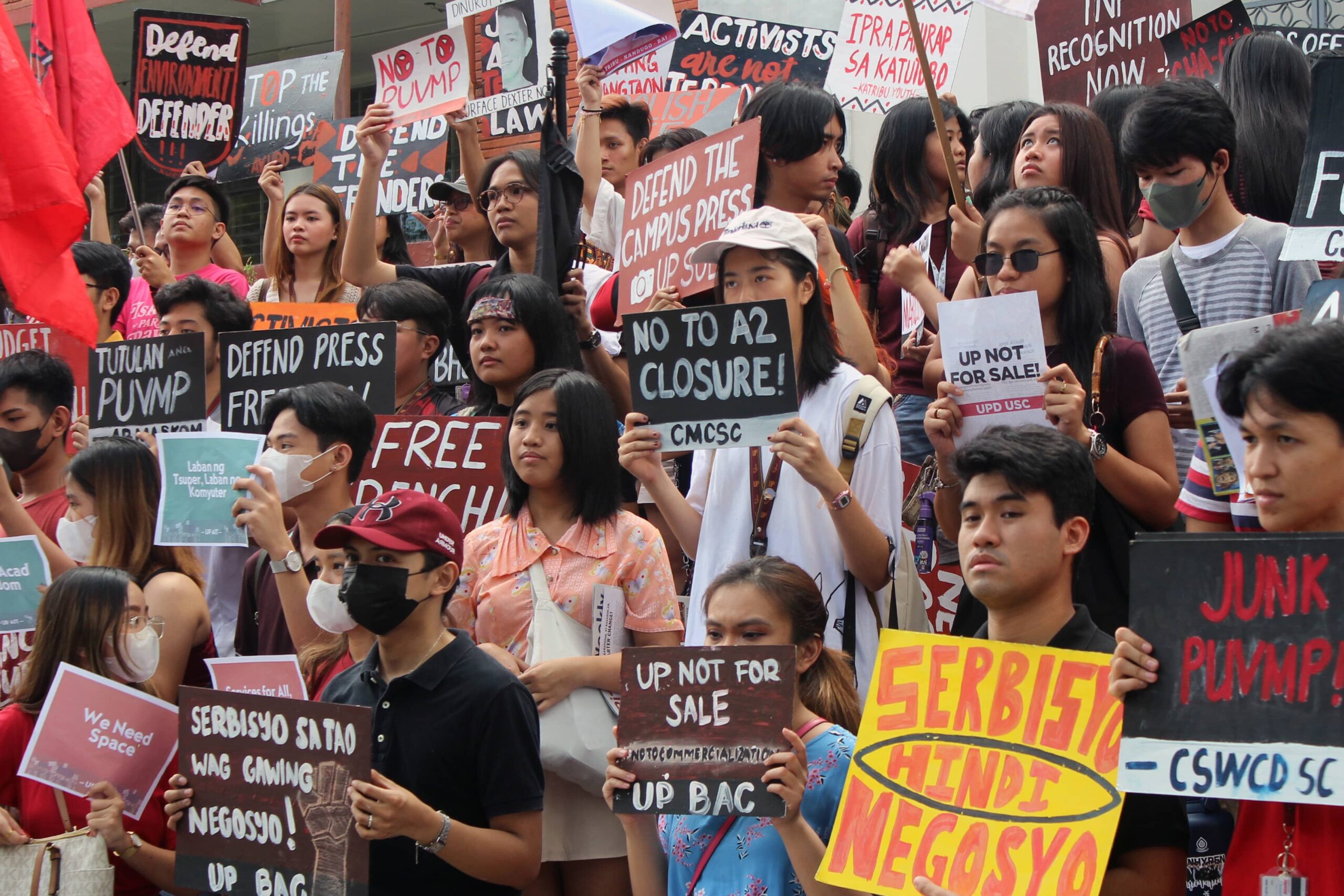 UPD students, other stakeholders stage protest at class opening